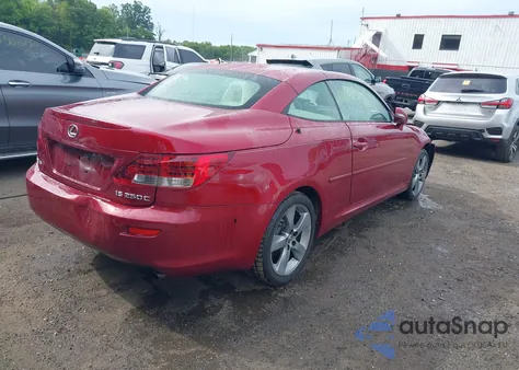 2010 Lexus Is 250C from USA, damaged, VIN JTHFF2C28A2511168